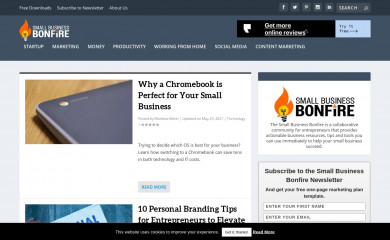 smallbusinessbonfire.com screenshot