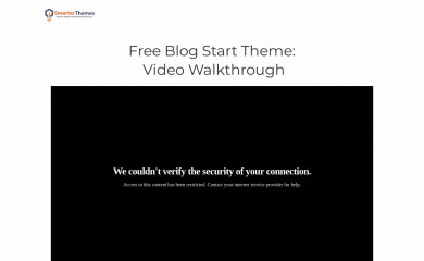BlogStart screenshot