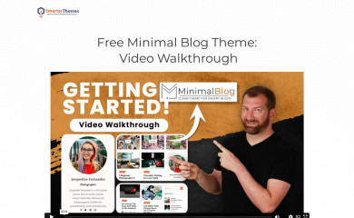 MinimalBlog screenshot