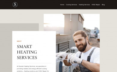 smarterheatingservices.com screenshot