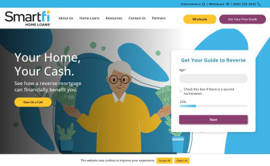 smartfihomeloans.com screenshot