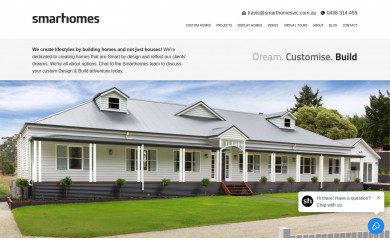 smarthomesvic.com.au screenshot