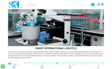 smartinternationallogistics.com screenshot