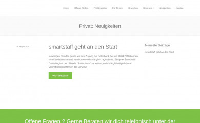 smartstaff.ch screenshot