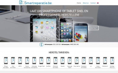 smartreparatie.be screenshot