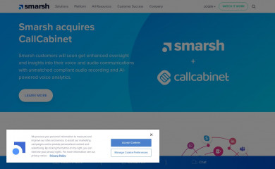smarsh.com screenshot
