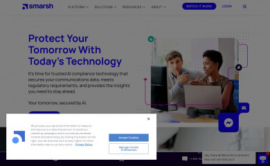 smarsh.com screenshot