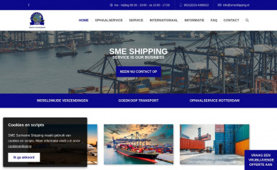 smeshipping.nl screenshot