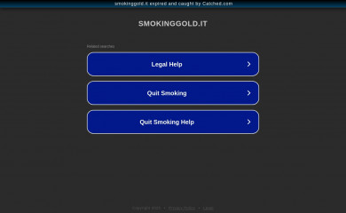 smokinggold.it screenshot