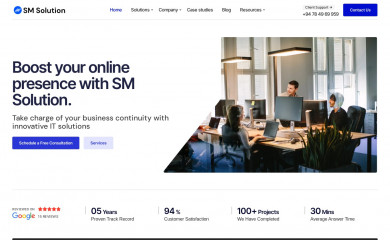 smsolution.tech screenshot