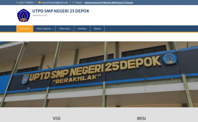 smpnegeri25depok.sch.id screenshot