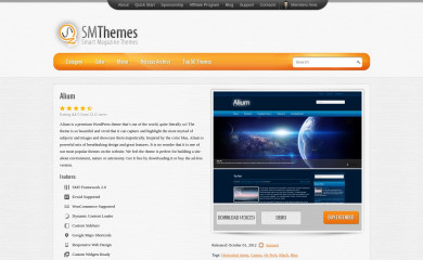http://smthemes.com/alium/ screenshot