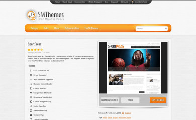 http://smthemes.com/sportpress/ screenshot