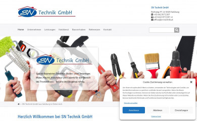 sn-technik.at screenshot