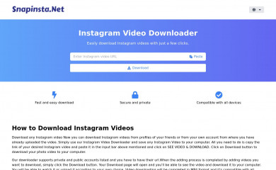 snapinsta.net screenshot