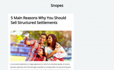 snopes2.com screenshot