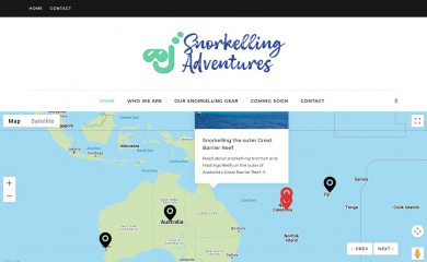 snorkellingadventures.au screenshot