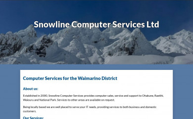 snowline.co.nz screenshot