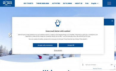 snowmanworld.fi screenshot