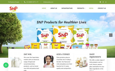 snpdairy.com screenshot