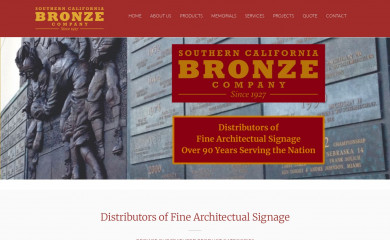 socalbronze.com screenshot