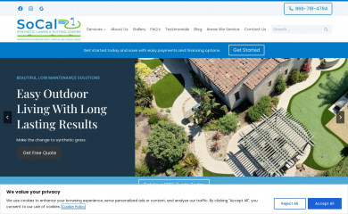 socalgreens.com screenshot