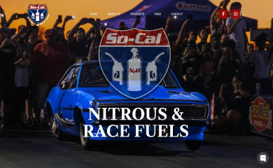 socalnitrousandracefuels.com screenshot