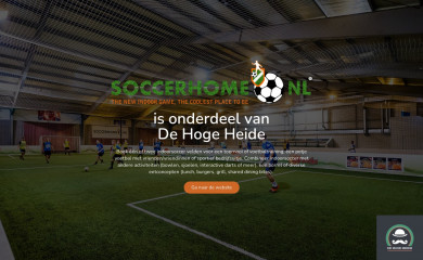 soccerhome.nl screenshot