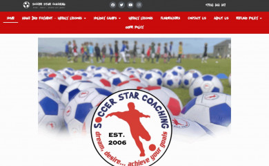 soccerstarcoaching.co.uk screenshot