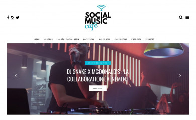 socialmusiccafe.com screenshot