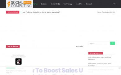 socialcomputingjournal.com screenshot