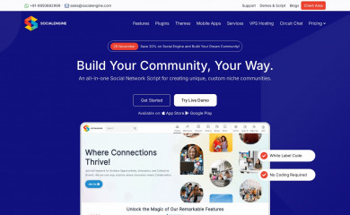 socialengine.com screenshot