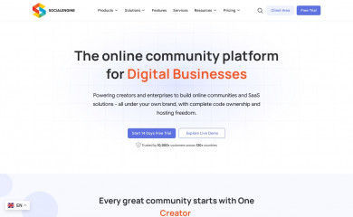 socialengine.com screenshot