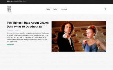socialgoodstuff.com screenshot