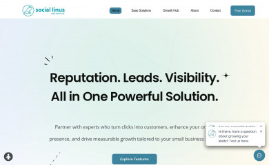sociallinus.com screenshot
