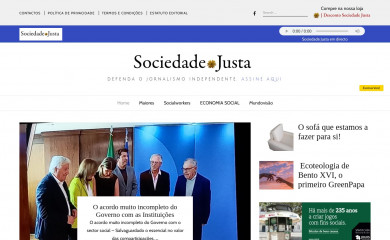 sociedadejusta.pt screenshot