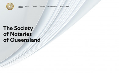 societyofnotariesqld.org screenshot