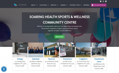 soaringhealth.com.au screenshot