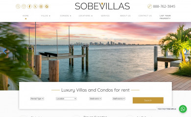 sobevillas.com screenshot