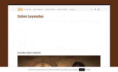sobreleyendas.com screenshot