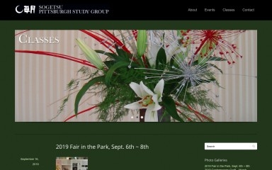 sogetsu-pittsburgh.org screenshot