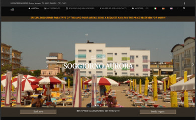 soggiornoaurora.eu screenshot