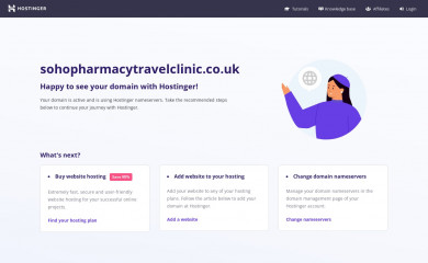 sohopharmacytravelclinic.co.uk screenshot