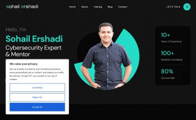 sohailershadi.com screenshot