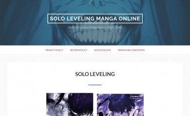 sololevelingthemanga.com screenshot
