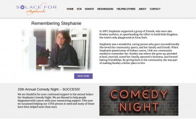 solaceforstephanie.org screenshot