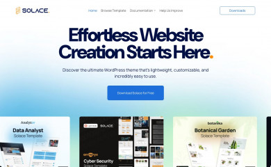 https://solacewp.com screenshot