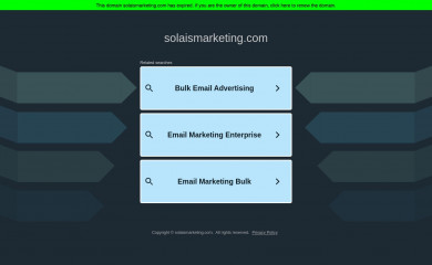 solaismarketing.com screenshot