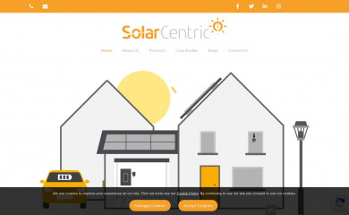 solarcentric.co.uk screenshot