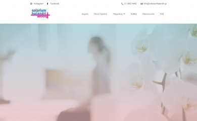 solariumhalandri.gr screenshot